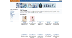 Desktop Screenshot of flowergirldresses.weddingmost.com
